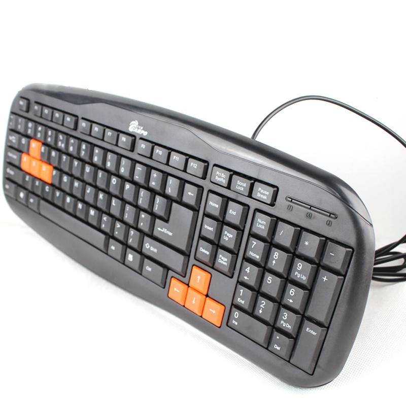 工厂批发卡尔波T300有线游戏键盘电脑键盘